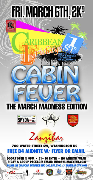 Caribbean 1st Fridays Cabin Fever Trinijunglejuice Trini