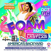 Foam Wet Fete | The Premier Carnival Monday Event