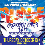 Plunge Miami Carnival Breakfast Fete