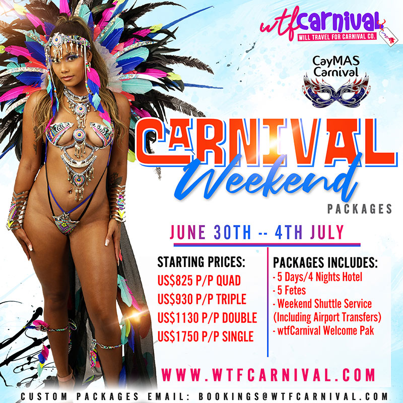 CayMAS Carnival 2022 - Will Travel for Carnival Travel Packages