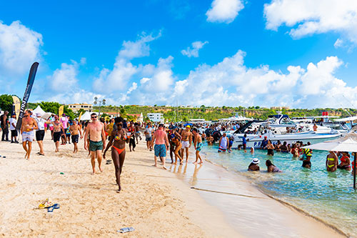 The Anguilla Summer Festival incorporates Carnival celebrations and competitions, Boat Racing (the island's national sport) and other maritime activities. (Photo Credit Crispin Brooks)