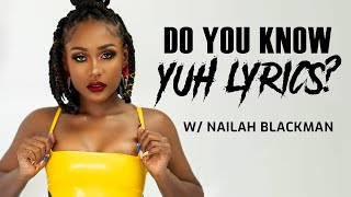 Do You Know Yuh Lyrics with Nailah Blackman | The Carnival Ref LIVE
