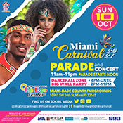 Miami Carnival Parade of Bands and Concert 2021