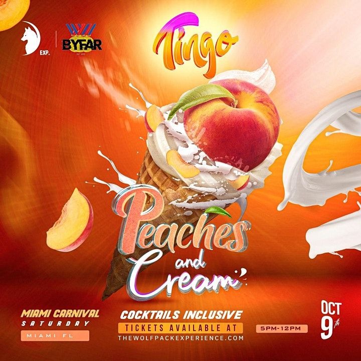 Tingo Miami “peaches & Cream”- Cocktails Inclusive